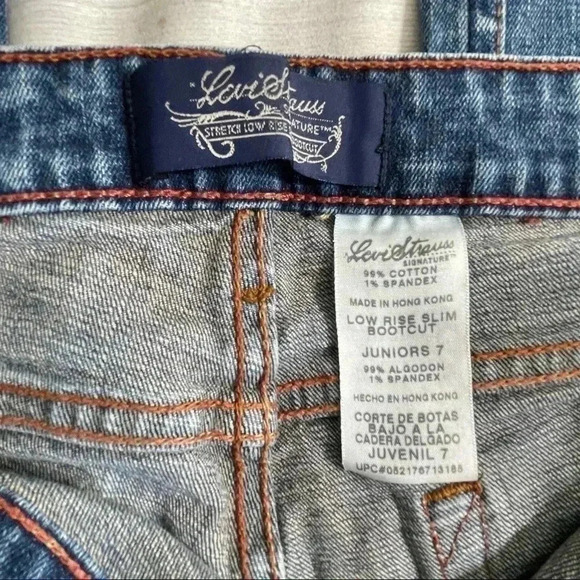 Signature by Levi’s Low Rise Slim Bootcut 7 Jrs - Picture 6 of 16